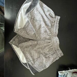 Lululemon Gray & Black Women's Hotty Hot Shorts